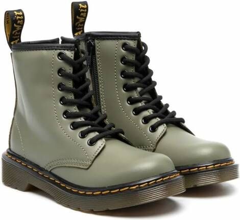 Dr. Martens Kids 1460 leren veterlaarzen Groen