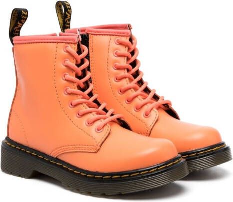 Dr. Martens Kids 1460 leren veterlaarzen Oranje Schoenen