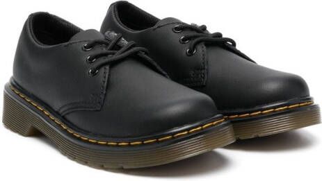 Dr. Martens Kids 1461 leren derby schoenen Zwart