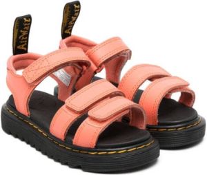 Dr. Martens Kids open-toe touch-strap sandals Oranje