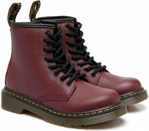 Dr. Martens Kids Pascal enkellaarzen Rood