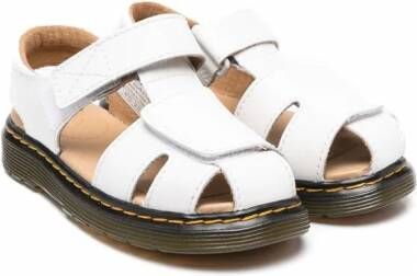 Dr. Martens Kids Sandalen met klittenband Wit