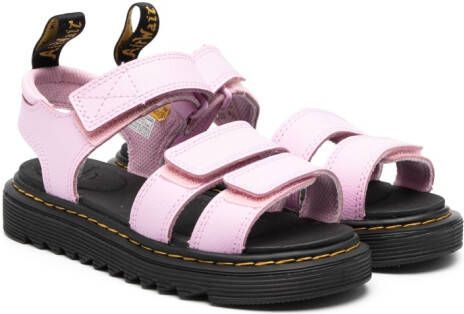 Dr. Martens Kids Sandalen met klittenband Roze