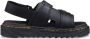 Dr. Martens Kids Varrel leren sandalen Zwart - Thumbnail 1