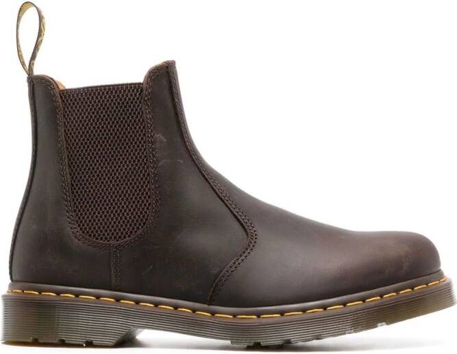 Dr. Martens Leren enkellaarzen Bruin