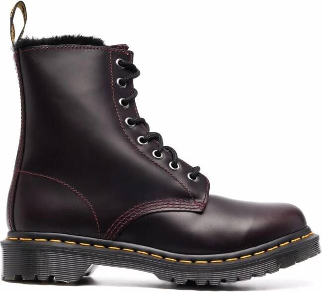 Dr. Martens Serena 1460 leren laarzen Rood