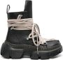 Rick Owens DRKSHDW x Rick Owens 1460 laarzen met plateauzool Zwart - Thumbnail 1