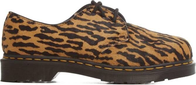 Dr. Martens x Wacko Maria 1461 Oxford schoenen met luipaardprint Bruin