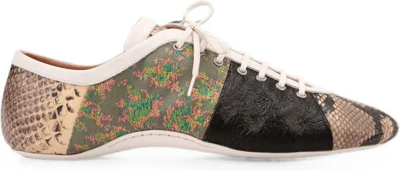 DRIES VAN NOTEN Ballerina's met patchwork Beige