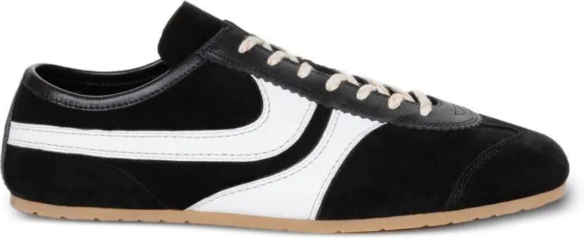DRIES VAN NOTEN Dustin leren sneakers Zwart