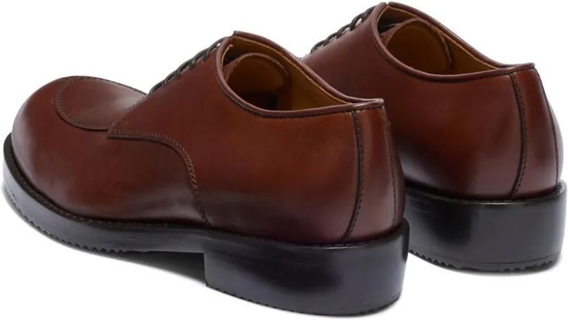 DRIES VAN NOTEN Leren derby schoenen Bruin - Foto 3