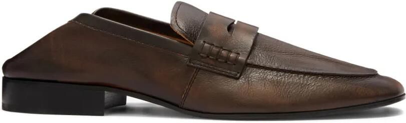 DRIES VAN NOTEN Leren loafers Bruin