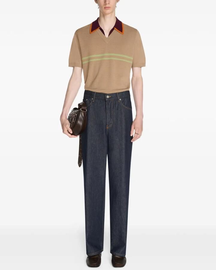 DRIES VAN NOTEN Leren loafers Bruin - Foto 2