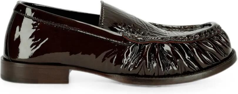 DRIES VAN NOTEN Leren loafers Bruin