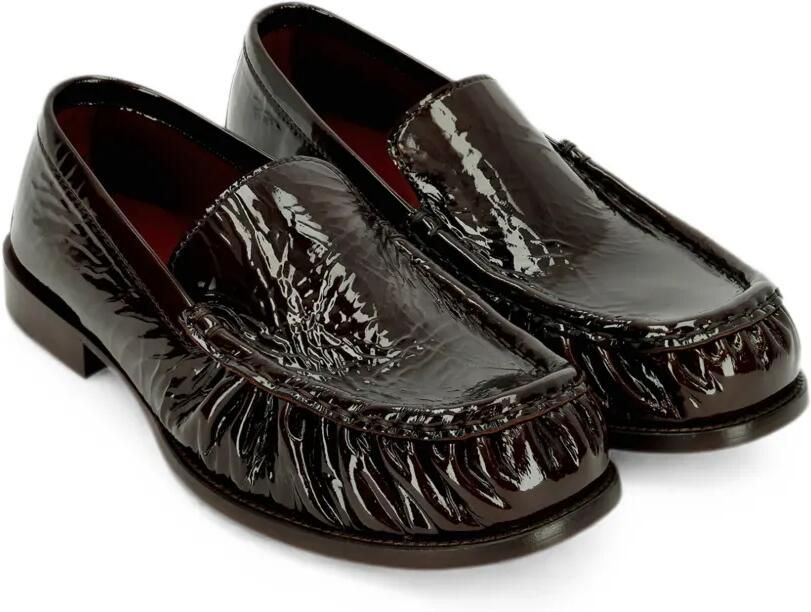 DRIES VAN NOTEN Leren loafers Bruin - Foto 3