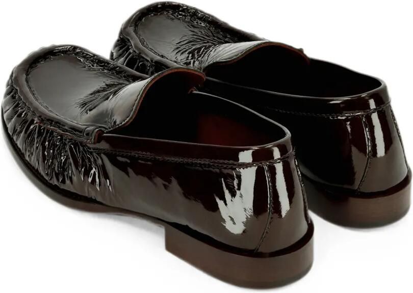 DRIES VAN NOTEN Leren loafers Bruin - Foto 4