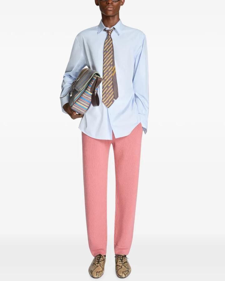 DRIES VAN NOTEN Leren Oxford schoenen Beige - Foto 2