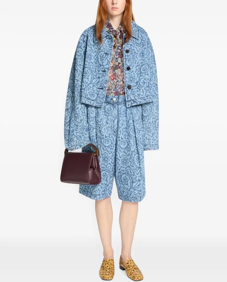 DRIES VAN NOTEN Leren penny loafers Geel - Foto 4