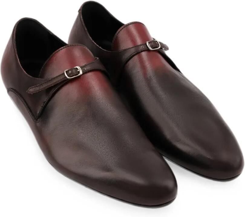DRIES VAN NOTEN Leren schoenen met gespbandje Bruin - Foto 3