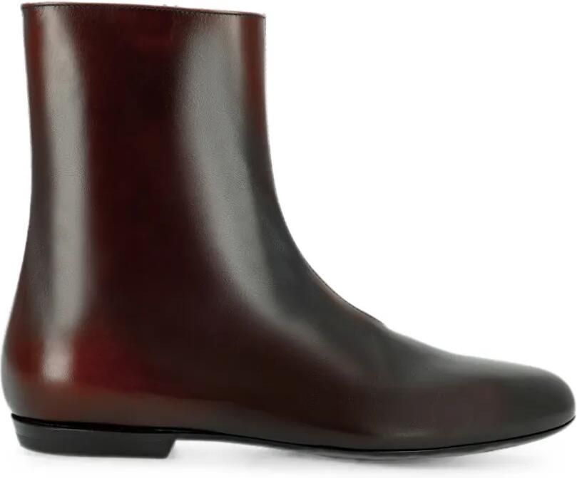 DRIES VAN NOTEN Leren soklaarzen Bruin