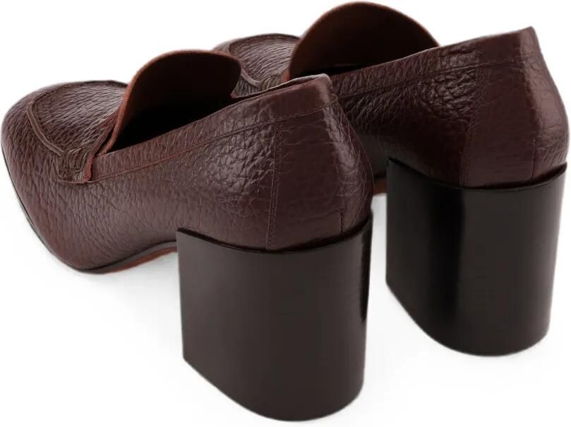 DRIES VAN NOTEN Loafers met hak Rood