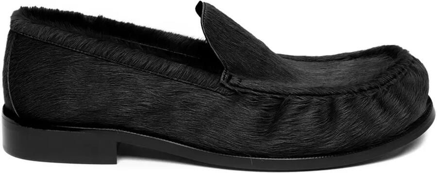 DRIES VAN NOTEN Loafers met ponyhaar Zwart