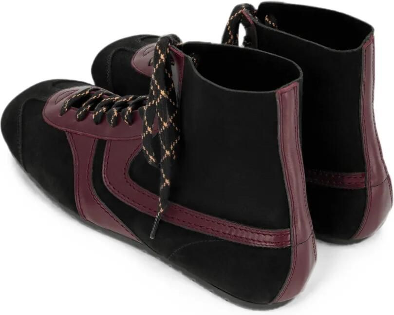 DRIES VAN NOTEN Suède high-top sneakers Zwart - Foto 4