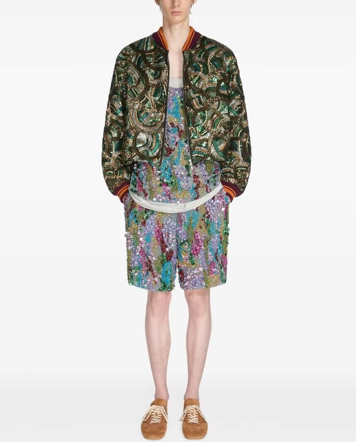 DRIES VAN NOTEN Suède sneaker muiltjes Bruin - Foto 2
