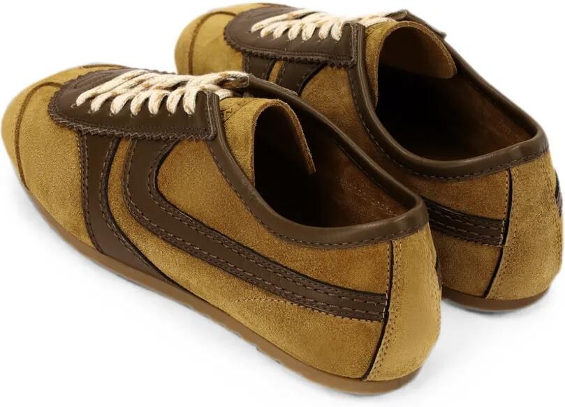DRIES VAN NOTEN Suède sneakers Beige - Foto 4