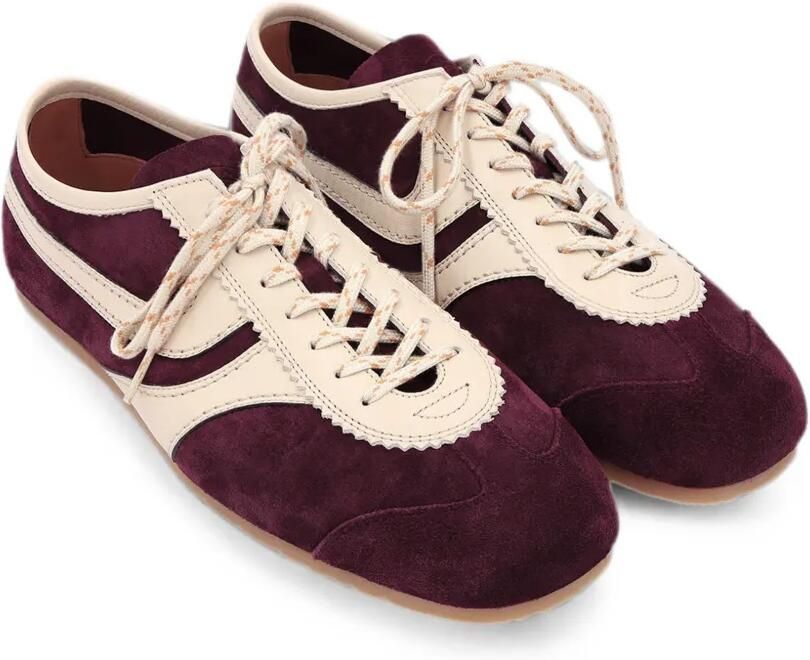 DRIES VAN NOTEN Suède sneakers Paars - Foto 3