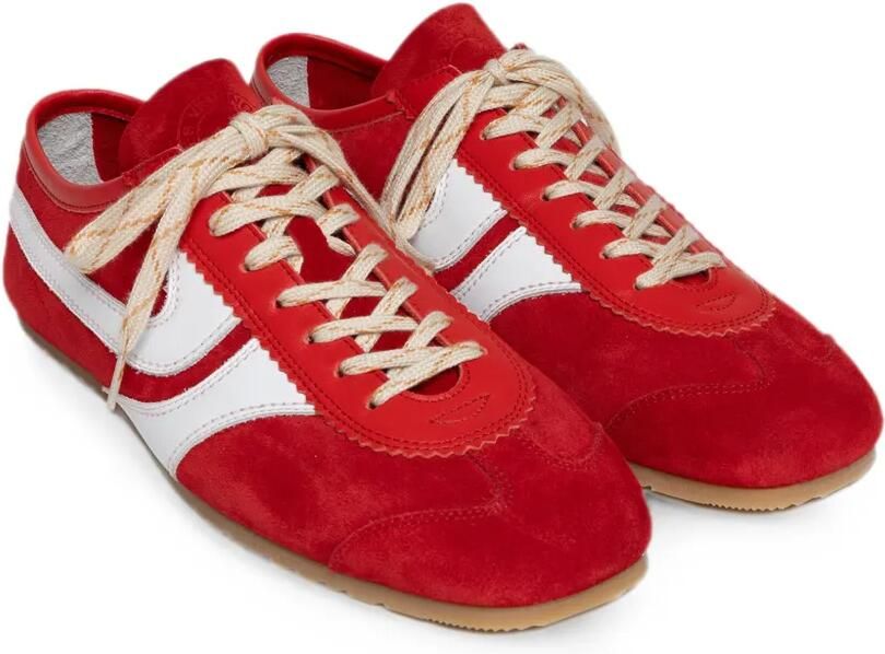 DRIES VAN NOTEN Suède sneakers Rood - Foto 3