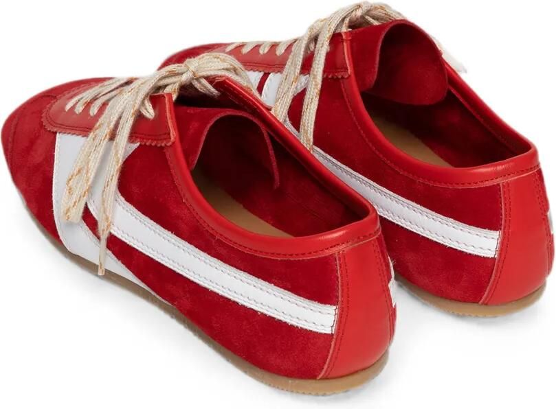 DRIES VAN NOTEN Suède sneakers Rood - Foto 4