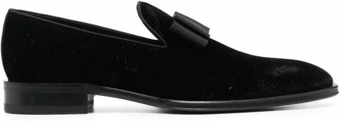 Dsquared2 Loafers met strikdetail Zwart