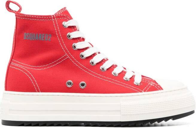 Dsquared2 Berlin high-top sneakers Rood