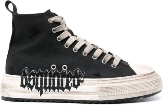 DSQUARED2 Berlin high-top sneakers Zwart