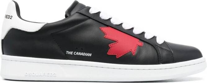 DSQUARED2 Boxer low-top sneakers Zwart