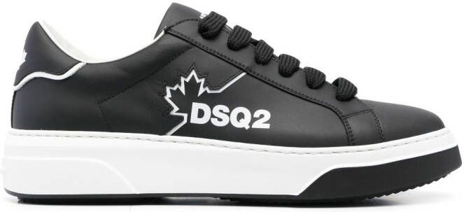 Dsquared2 Bumper sneakers met logoprint Zwart