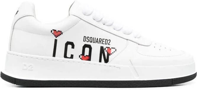 Dsquared2 Canadian Team low-top sneakers Wit