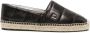 Dsquared2 D2 Statement leren espadrilles Zwart - Thumbnail 1