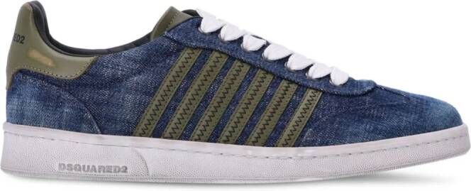 Dsquared2 Denim sneakers Blauw