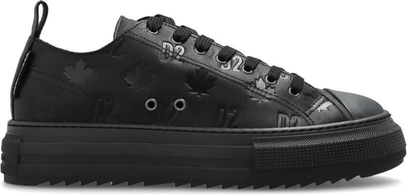 DSQUARED2 Berlin sneakers met monogram Zwart