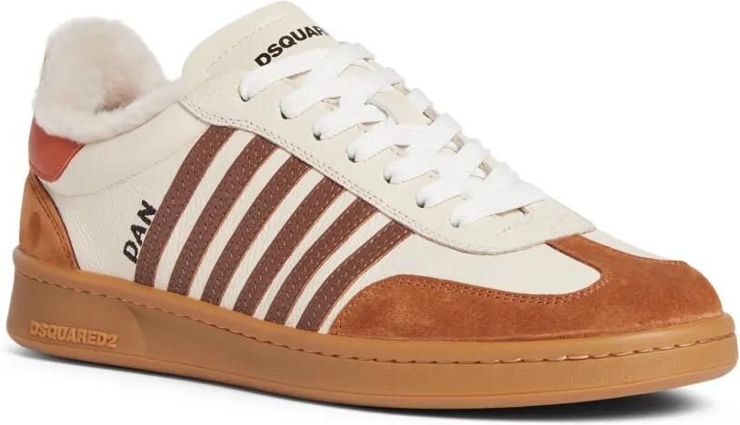 DSQUARED2 Boxer sneakers met vlakken Beige - Foto 4