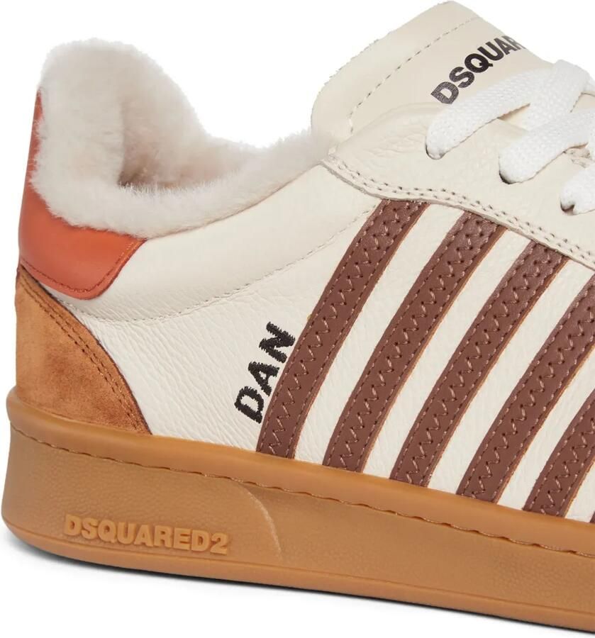 DSQUARED2 Boxer sneakers met vlakken Beige - Foto 2