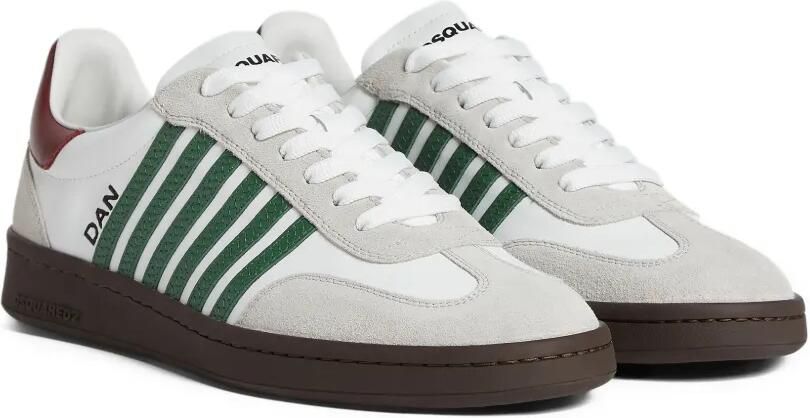 DSQUARED2 Boxer suède sneakers Wit - Foto 4