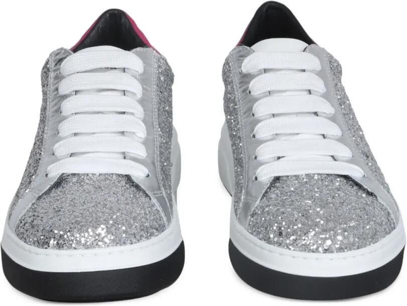 DSQUARED2 Bumper sneakers met glitters Zilver - Foto 3