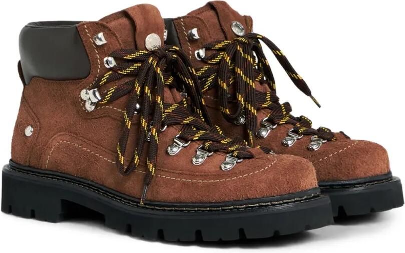 DSQUARED2 Canadian enkellaarzen Bruin - Foto 4