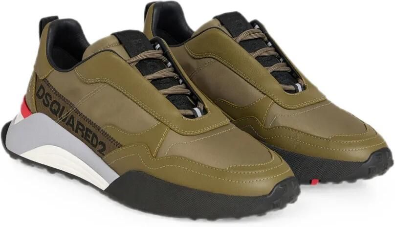 DSQUARED2 D2 Flow sneakers met vlakken Groen - Foto 5