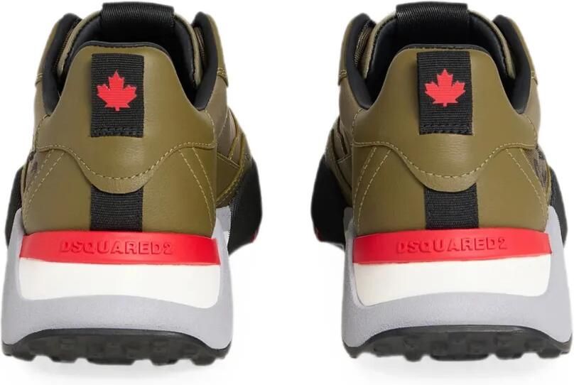 DSQUARED2 D2 Flow sneakers met vlakken Groen - Foto 4