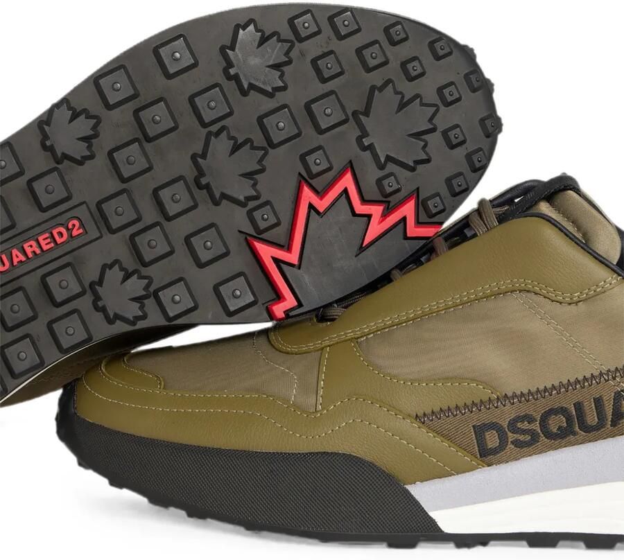 DSQUARED2 D2 Flow sneakers met vlakken Groen - Foto 2