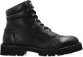 DSQUARED2 D2 leren laarzen met monogram Zwart - Zwart